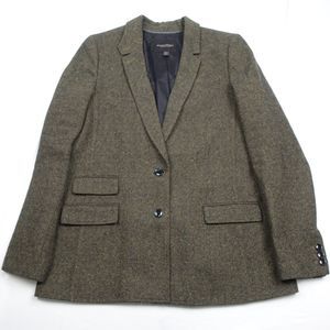 Banana Republic Blazer Women's Size 10 Wool Blend Single Breast 2 Button Lined